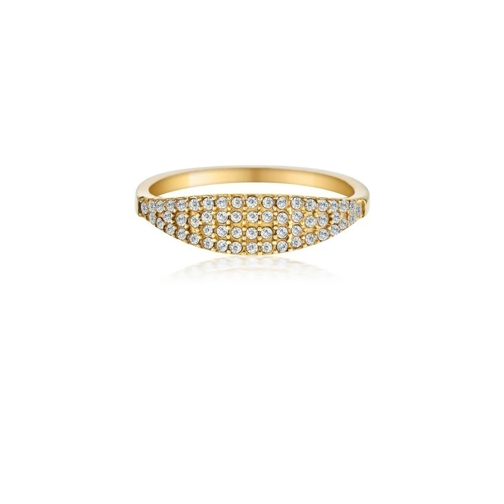 🌟SALE🌟18K Gold Plated Cubic Zirconia Stones Ring